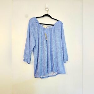 New Michael Kors 3/4 Sleeve Top